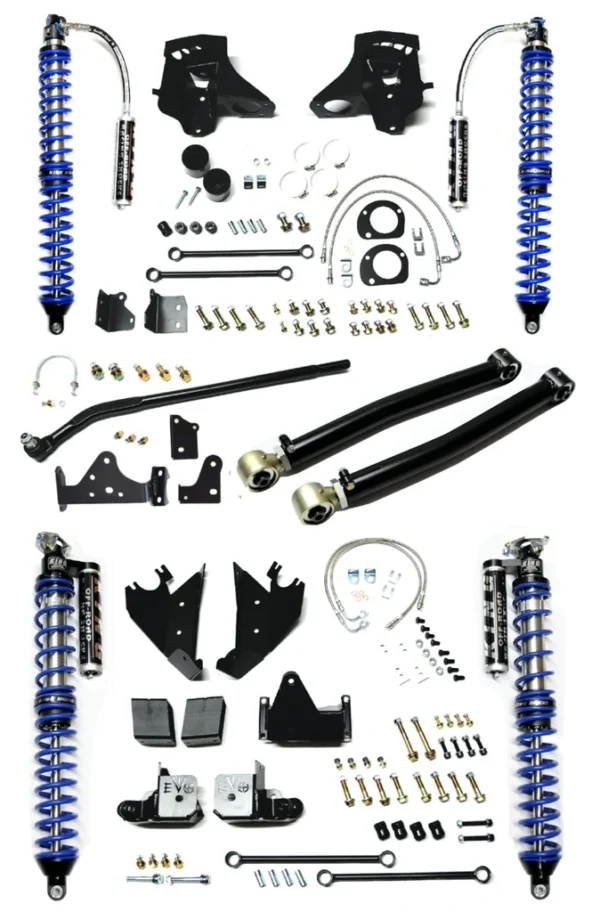 The EVO MFG Front and Rear LCG Bolt On Coilover kits