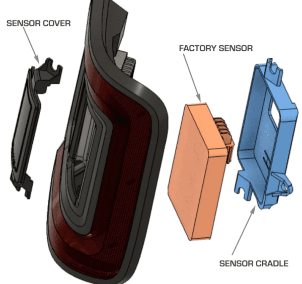 Sensor Cover, Factory Sensor, Sensor Cradle