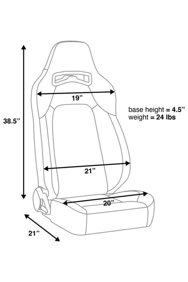 Corbeau Race Reclining Trailcat Seats