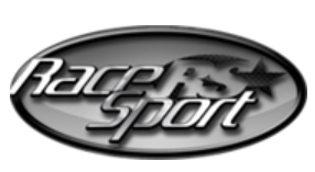 Race sport logo on a white background.