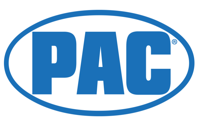 The pac logo on a white background.