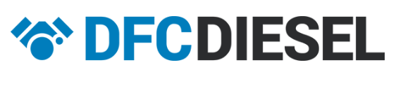 Dfc diesel logo on a white background.