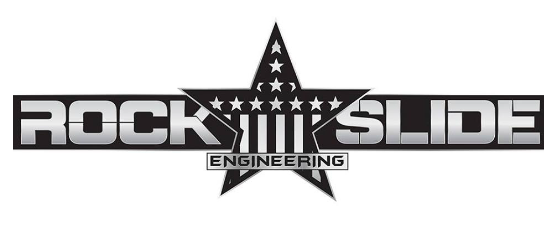 Rock slide engineering logo.