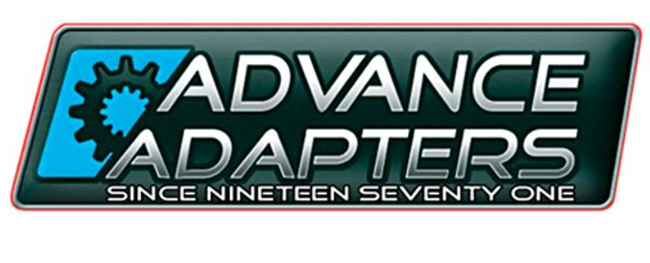 Advance adapters logo on a white background.