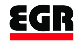 The egr logo on a white background.