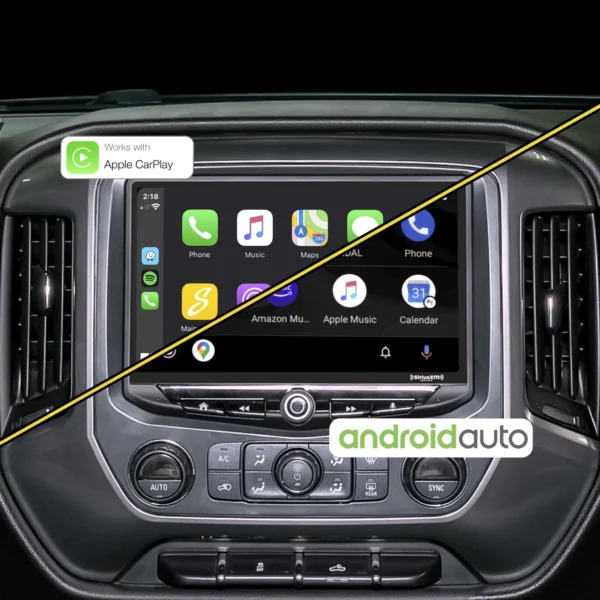 Chevy Silverado and GMC Sierra (2014-2018) HEIGH10 10" Touch Screen Radio Plug-and-Play Kit with Android Auto.