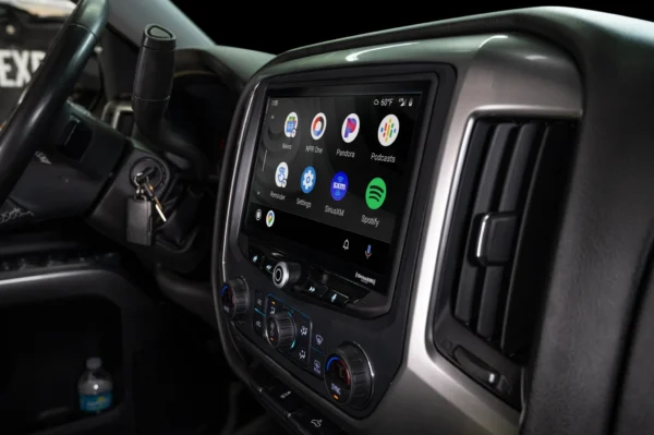 2019 Chevy Silverado and GMC Sierra (2014-2018) HEIGH10 10" Touch Screen Radio Plug-and-Play Kit - photo bedroom furniture.